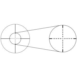 Прицел Gaut Quartz 4x32 AO, сетка 3 (Mil-Dot) нить арт.: Q432AO-3 [GAUT]